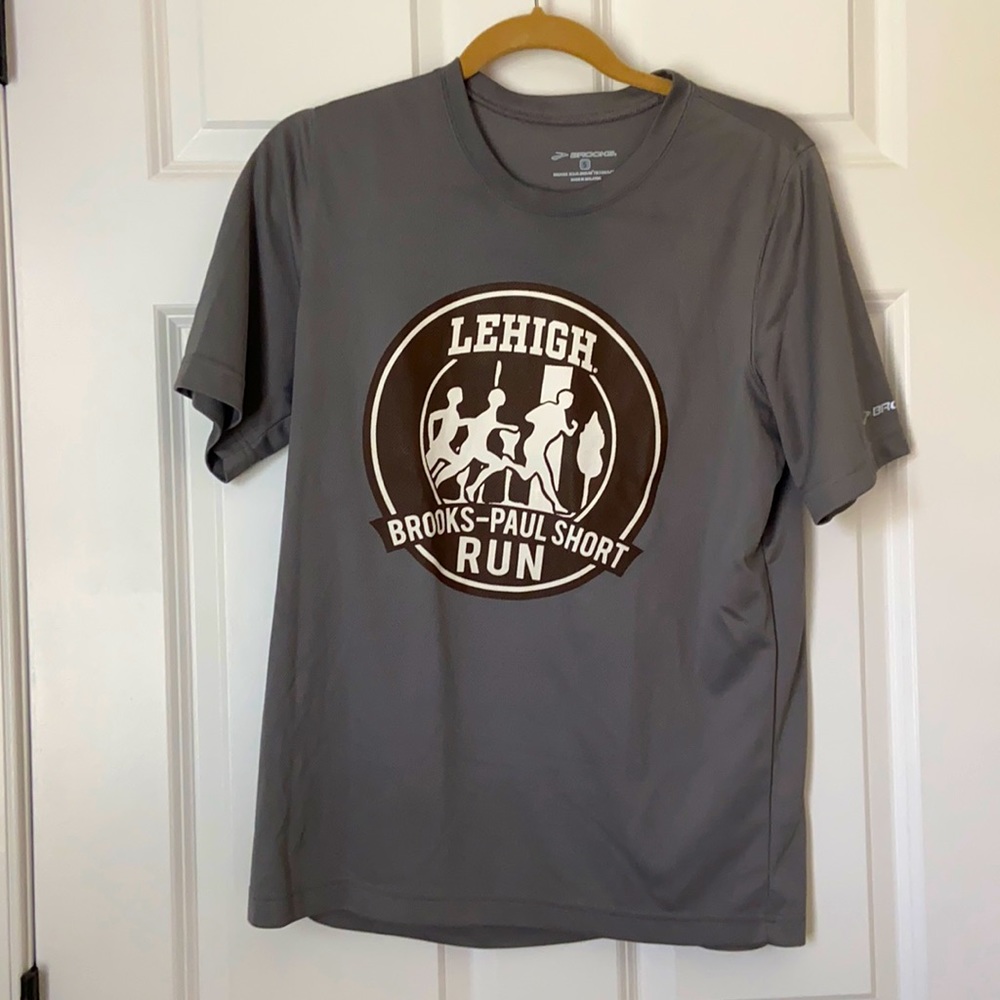 Gray Lehigh Brooks Dry-Fit T-shirt